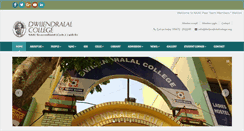 Desktop Screenshot of dwijendralalcollege.org